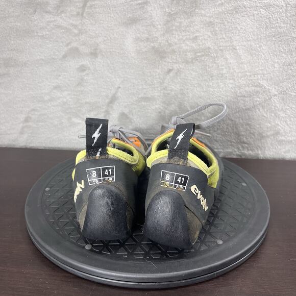 Evolv Trax VTR3D Mens US 8 Climbing Gray Green Orange Lace Up Athletic Shoes - Picture 4 of 10